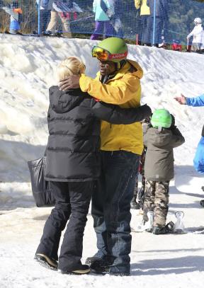 Seal i Gwen Stefani na skijanju