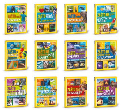 Edicija 12 National Geographic knjiga da djecu