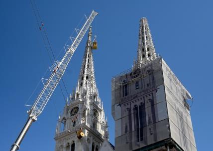 zagrebačka katedrala stradala nakon potresa