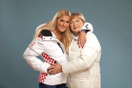 Janica Kostelić i mama