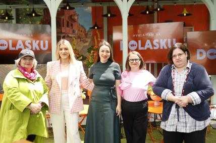 Elizabeta Gojan, Klara Zečević Božić, Tatjana Spajić, Sonja Lončar, Iva Jovović.JPG