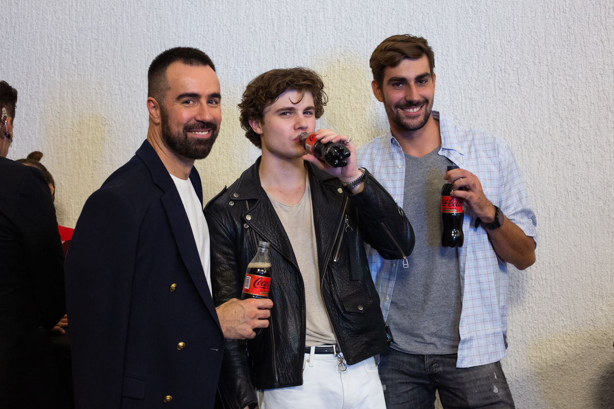 Dizajner Robert Sever i modeli na reviji uvjerili su se da je Coca - Cola Zero Sugar/Zero Caffeine najbolji izbor