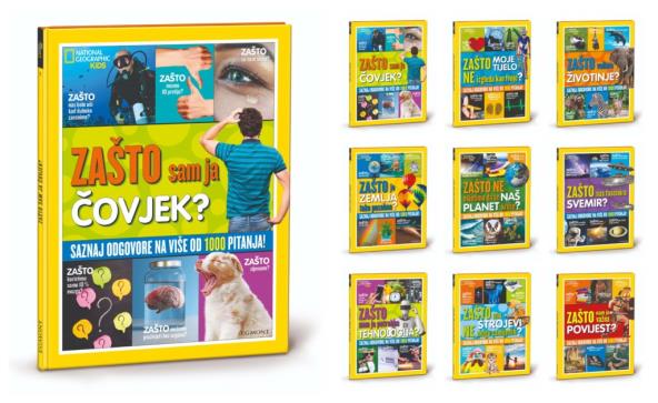 Edicija 12 National Geographic knjiga da djecu