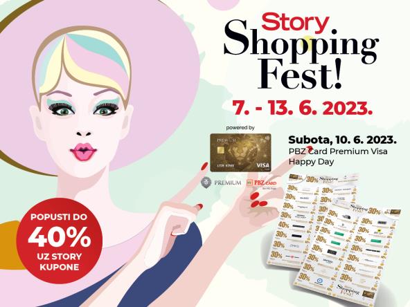 ljetni Story Shopping Fest 2023. i kuponi s popustom od 40%