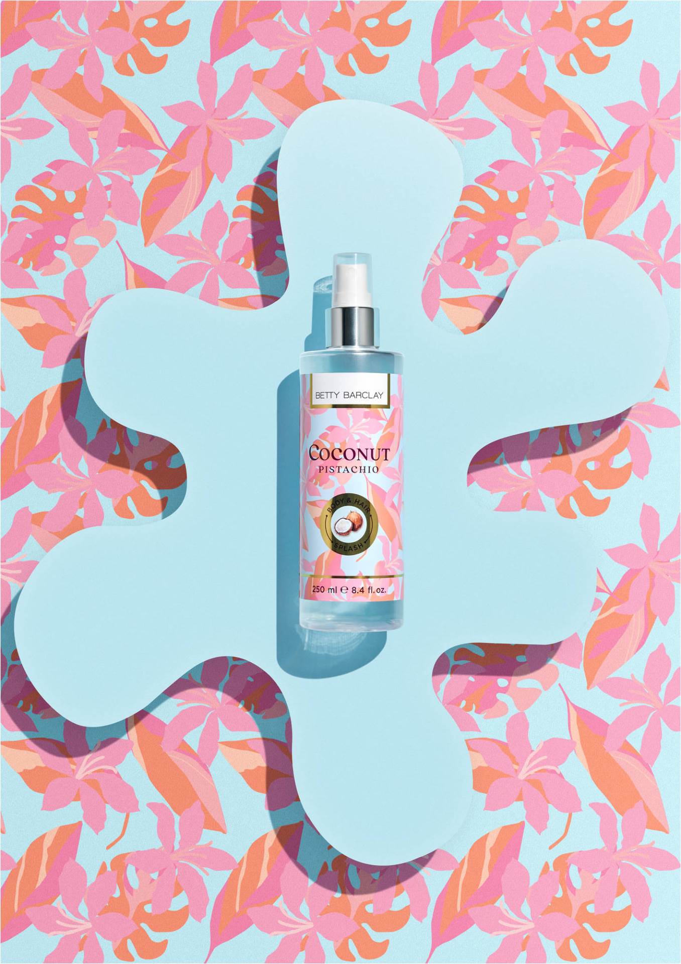 Mirisni ljetni trend Betty Barclay Coconut Pistachio Body & Hair Splash
